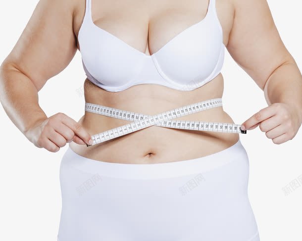 减肥测量png免抠素材_新图网 https://ixintu.com 减肥 胖人 脂肪 腰围