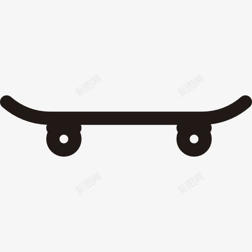 滑板图标png_新图网 https://ixintu.com 体育 多项运动 探险 滑冰 滑板 车轮 运输