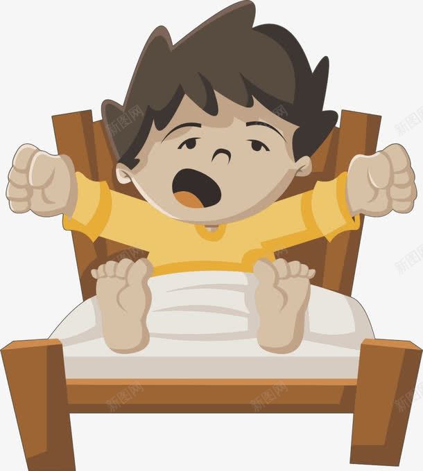 睡觉的男孩png免抠素材_新图网 https://ixintu.com 卡通 可爱 早上起床 男孩 睡觉的宝宝 起床