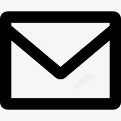 后面的符号新的电子邮件界面符号封闭信封后面图标高清图片