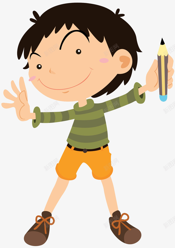 拿着铅笔的男孩png免抠素材_新图网 https://ixintu.com 书写 写 写字 学习 手 拿着 拿笔 握笔 握笔姿势 男孩 笔 签字 记录