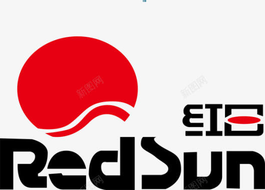 红日logo矢量图图标图标