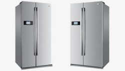 家用设备海尔双开门电冰箱高清图片