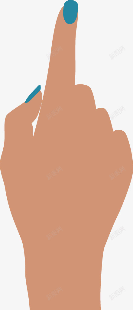 女人涂着蓝色指甲的手矢量图eps免抠素材_新图网 https://ixintu.com 人体器官 卡通手 卡通手掌 卡通手背 卡通手臂 左右手 扁平化 手 手势 手指 手指甲 手掌 手背 矢量图 蓝色指甲
