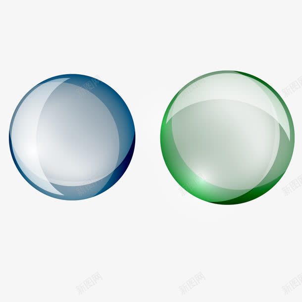 通透的玻璃球png免抠素材_新图网 https://ixintu.com 圆形 气泡 玻璃球 玻璃球质感 球