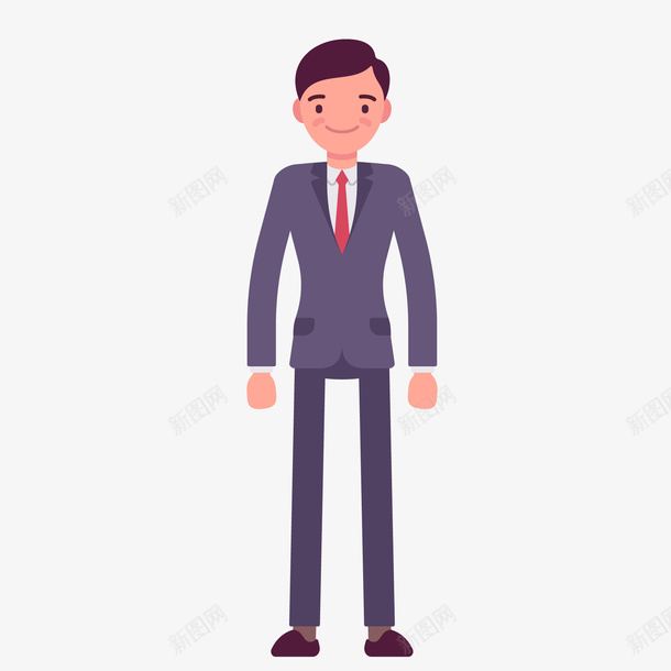 微笑的商务男性png免抠素材_新图网 https://ixintu.com 人物设计 商务人士 商务男性 图案 微笑 正面