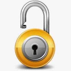 unlock解锁财务会计图标高清图片