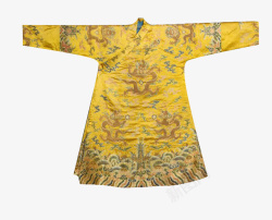 中国服饰云锦织造的龙袍高清图片