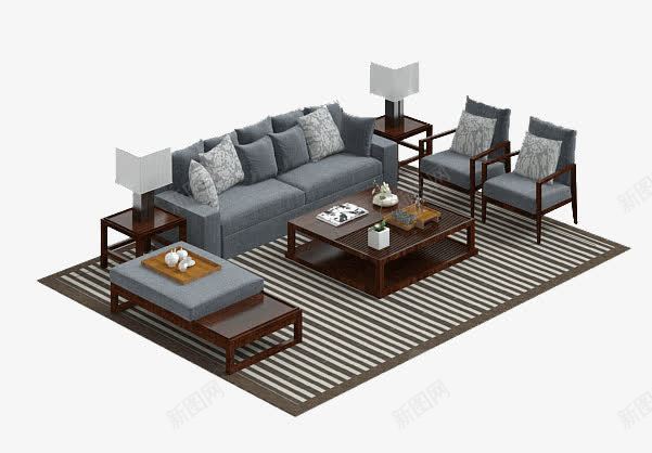 3D客厅桌椅png免抠素材_新图网 https://ixintu.com 3DMAX 3D画图 3dmax 客厅 桌椅 茶几