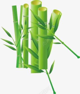 素描手绘竹子精美竹子图标图标
