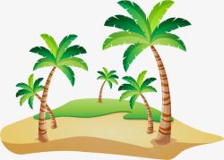 一堆沙子热带岛屿沙滩高清图片