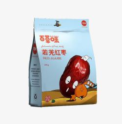 袋表情的红枣食品包装自立袋高清图片