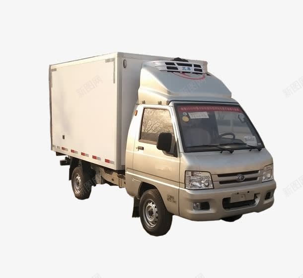 小型灰色冷藏车png免抠素材_新图网 https://ixintu.com 冷藏车 小型货车 小型车 灰色冷藏车