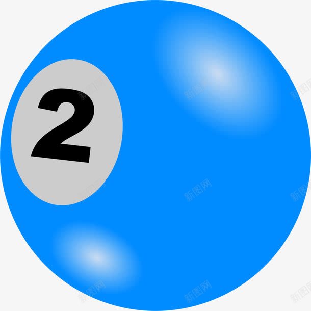 蓝色简约台球png免抠素材_新图网 https://ixintu.com 彩球 比赛 球桌 竞技 简约台球 绿色台球 装饰图案