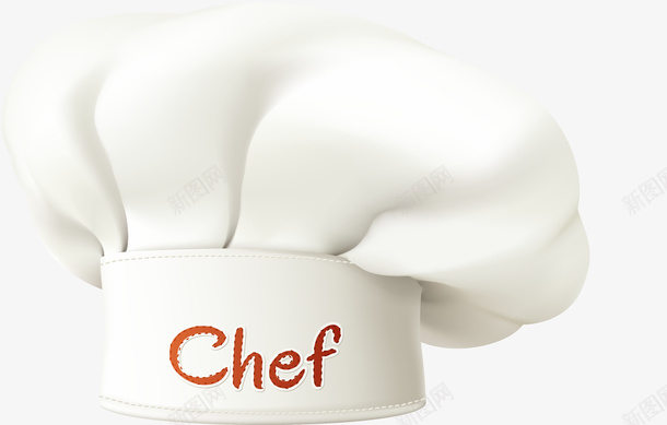 白色chef厨师帽子png免抠素材_新图网 https://ixintu.com chef 厨师帽 厨房 大厨 白色帽子 装饰图案 餐饮