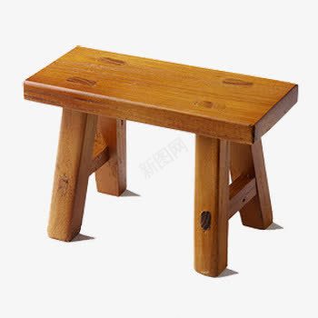 木质板凳png免抠素材_新图网 https://ixintu.com 凳子 四条腿 小板凳
