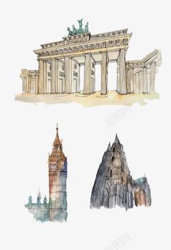 英国爱丁堡景点世界名胜古迹高清图片