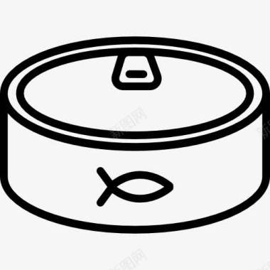 鱼罐头图标图标