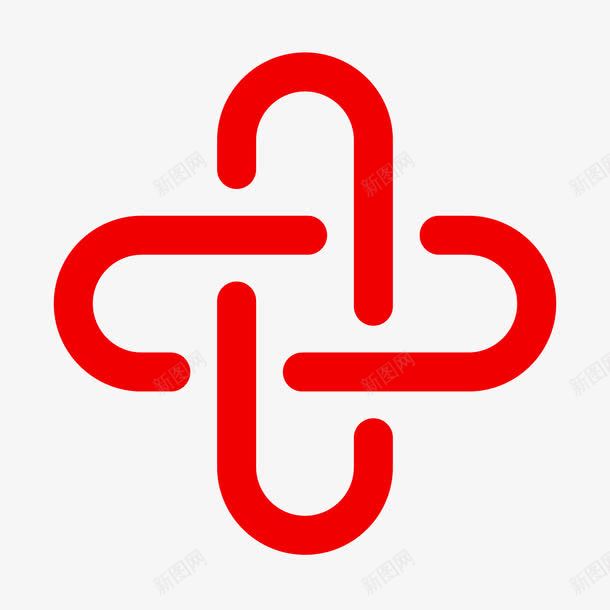 红十字会红色旋转十字png免抠素材_新图网 https://ixintu.com 十字 十字形 旋转 红十字会 红星十字会 红色