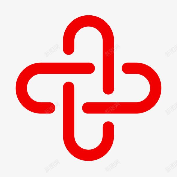 红十字会红色旋转十字png免抠素材_新图网 https://ixintu.com 十字 十字形 旋转 红十字会 红星十字会 红色
