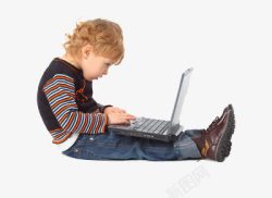 玩电脑的小孩玩电脑的小孩高清图片