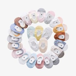儿童彩色船袜多种款式宝宝船袜高清图片