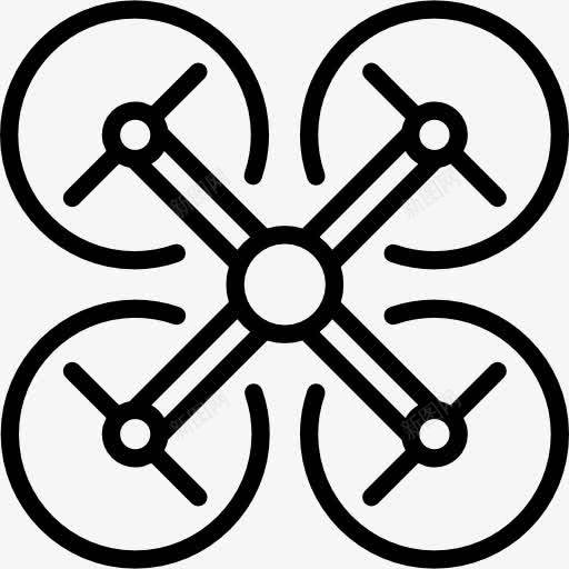 无人机图标png_新图网 https://ixintu.com 拍摄 无人机 无人机演出 相机 航模 运输 远程控制 飞