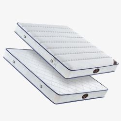 两张床垫素材防辐射乳胶床垫高清图片