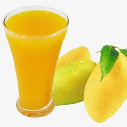 一杯芒果汁一杯好喝的芒果汁儿高清图片