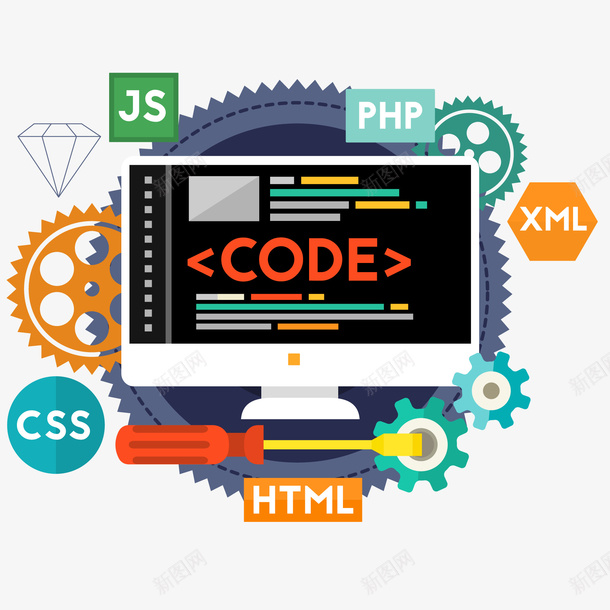 卡通程序员的工作标签矢量图ai免抠素材_新图网 https://ixintu.com 小程序标 工作 标签设计 电脑 矢量图 程序员 系统程序