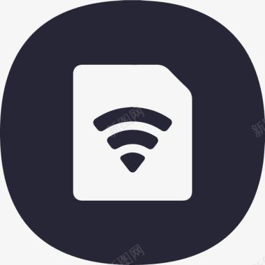 wifi电话卡图标图标