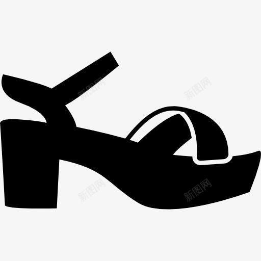 厚底凉鞋图标png_新图网 https://ixintu.com femenine 女性 时尚 服装 鞋 鞋类