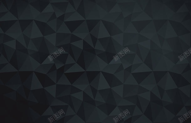 黑色立体三角形背景png免抠素材_新图网 https://ixintu.com 三角形 立体 背景 黑色