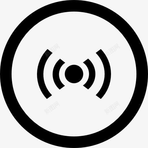 家里的WiFi圆形按钮界面符号图标png_新图网 https://ixintu.com WiFi 信号 回家 圆形 圈 按钮 界面 符号 连接