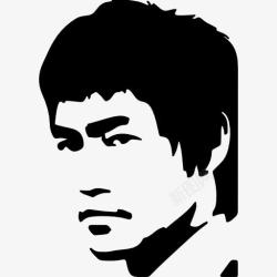 中国武术演员李小龙图标高清图片