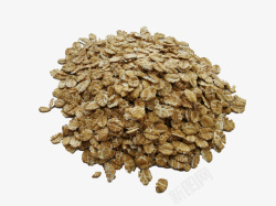 小麦片褐色麦片麦片堆素材
