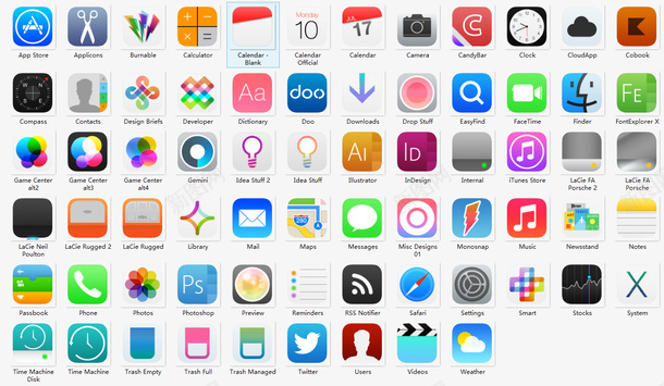 ios7图标png_新图网 https://ixintu.com ios ui 免抠 图标 平面