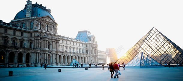 法国巴黎旅游png免抠素材_新图网 https://ixintu.com 古罗马 巴黎 建筑 建筑群 罗浮宫