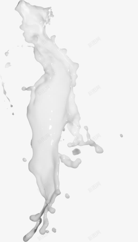 牛奶png免抠素材_新图网 https://ixintu.com 喷溅 泼溅 流淌 液体 牛奶