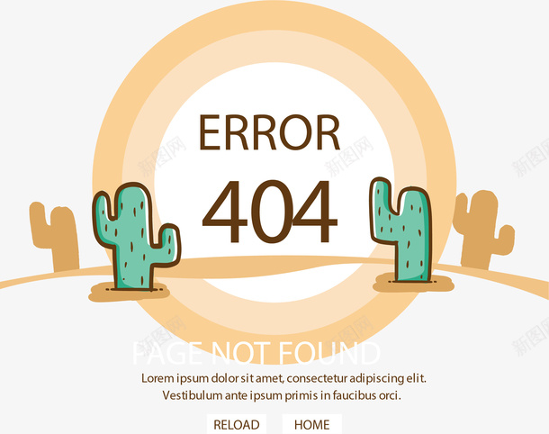 卡通手绘错误网页网页插画矢量图ai免抠素材_新图网 https://ixintu.com 404插画 404错误网页 404页面报错插画 出错 创意网页404 错误网页 矢量图