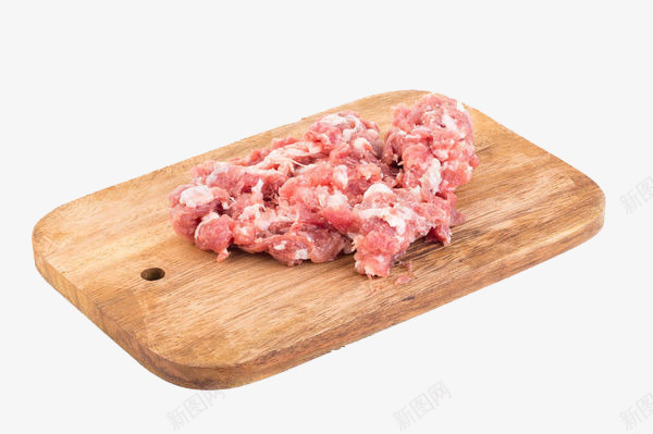 猪肉沫和案板png免抠素材_新图网 https://ixintu.com 切碎 实物 猪肉 猪肉沫和案板 猪肉馅 肉馅