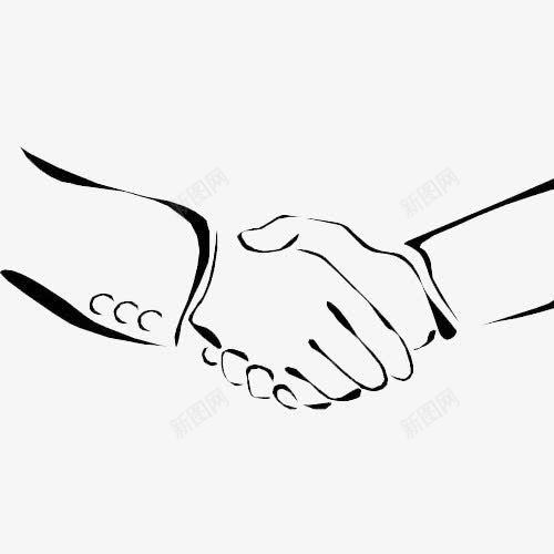 中国式握手png免抠素材_新图网 https://ixintu.com 人民力量 协作 友谊 和谐 团结 团结协作