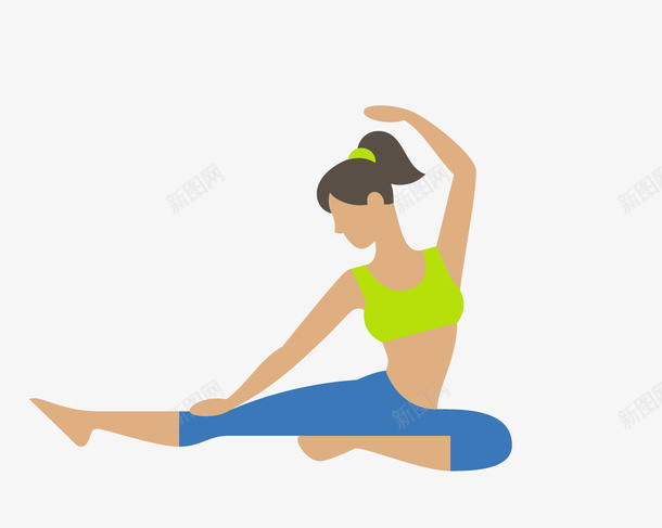 卡通女性瑜伽动作姿势png免抠素材_新图网 https://ixintu.com 健身房 免抠png 减肥 动作 动作姿势 卡通人物 姿势 扁平化 正在做瑜伽动作的人 瑜伽动作 瑜伽姿势 瘦身