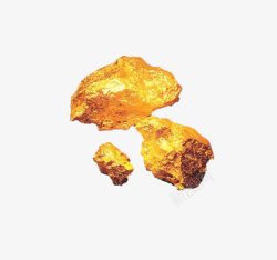 金矿石元素素材