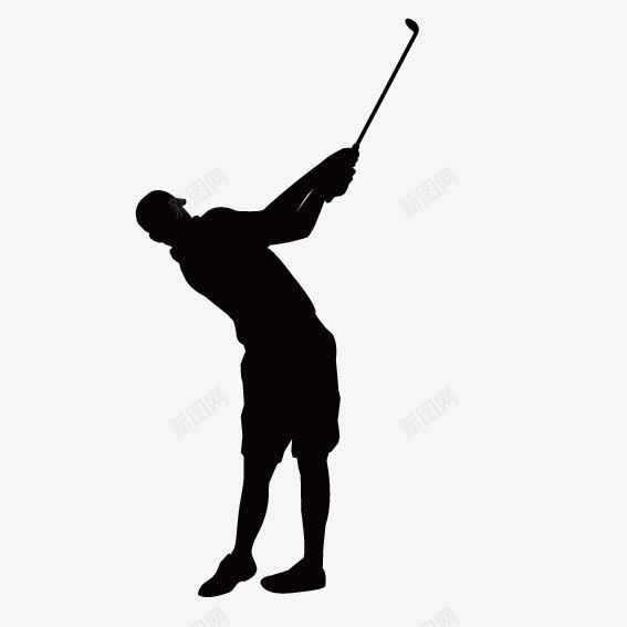 打高尔夫的男人png免抠素材_新图网 https://ixintu.com 男人 运动 高尔夫