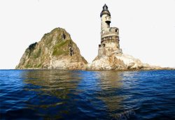 城堡船中世纪建筑岛屿高清图片