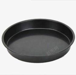黑色不锈钢水槽披萨盘子底盘食物高清图片