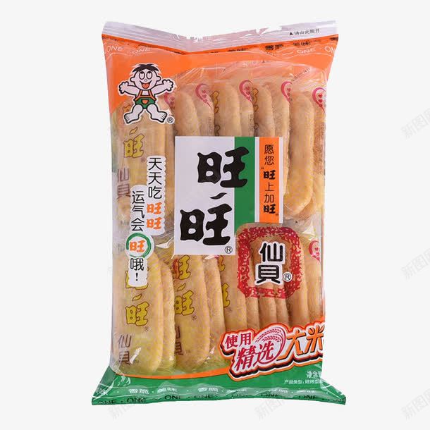 旺旺仙贝png免抠素材_新图网 https://ixintu.com 产品实物 休闲零食 旺旺 米饼 饼干