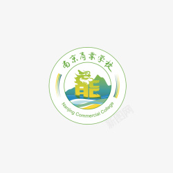 工会商标南京商业学校会标图标高清图片