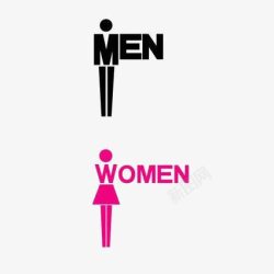 MEN男女标志图标高清图片